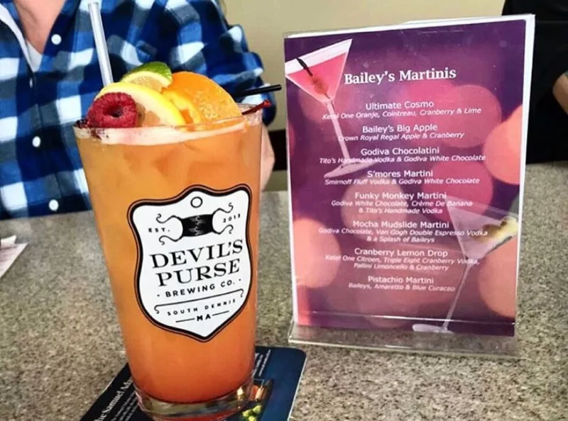 Signature cocktail from Bailey's Martinis menu